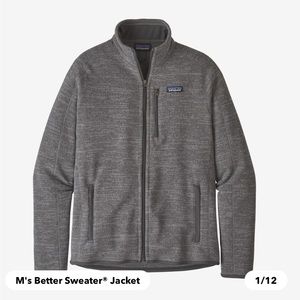 Men’s Patagonia Better Sweater - Nickel Gray